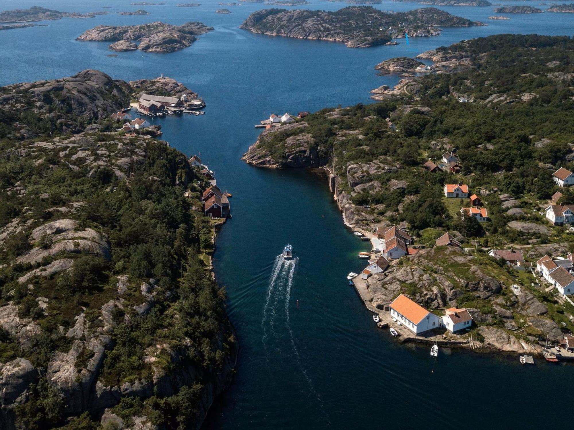 Lunvig - A Cosy Cottage In Idyllic Small Island Near Kristiansand, Sogne Exterior foto
